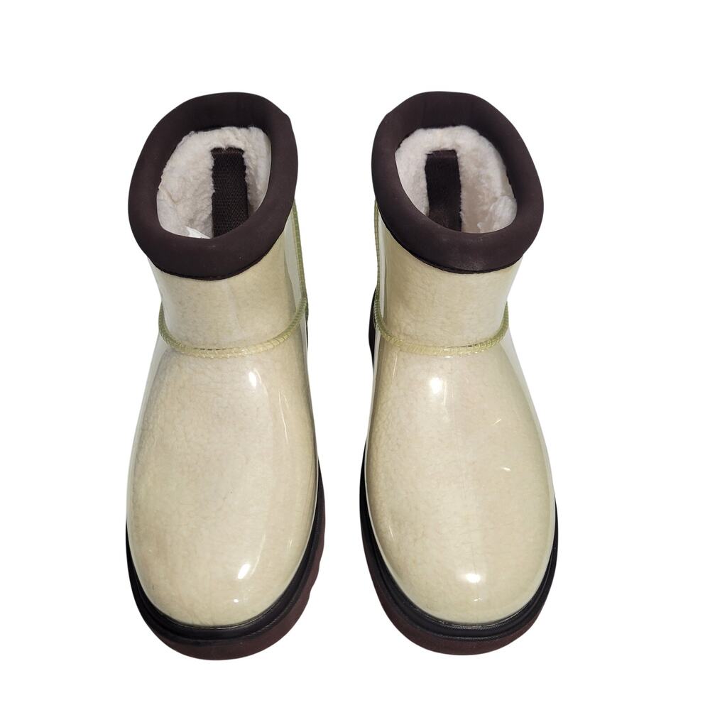 Koolaburra By Ugg Koola Clear Mini Boots In Natural & Brown Size 681326-2970